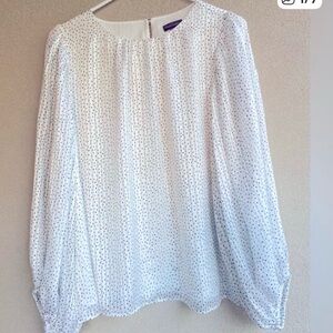 Vince CAMUTO polka dote blouse NWOT